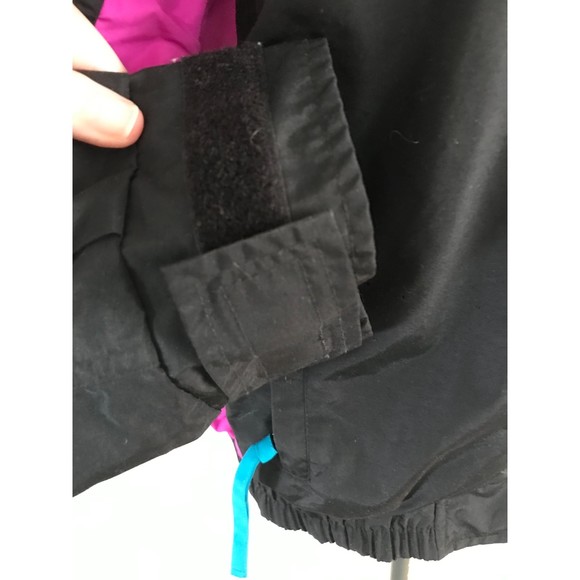 Vintage Columbia Sz M Bugaboo Shell Only Jacket Pink and Turquoise - Picture 7 of 9